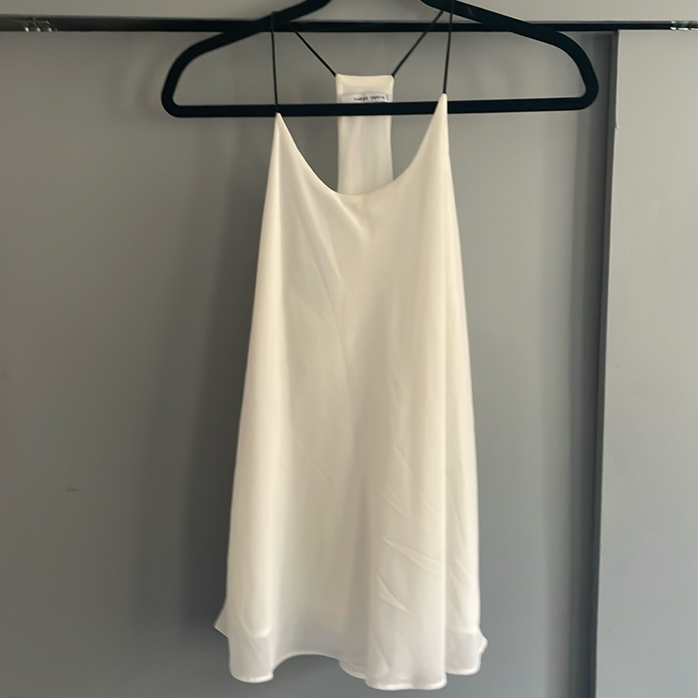 Naked Zebra sheer lined top